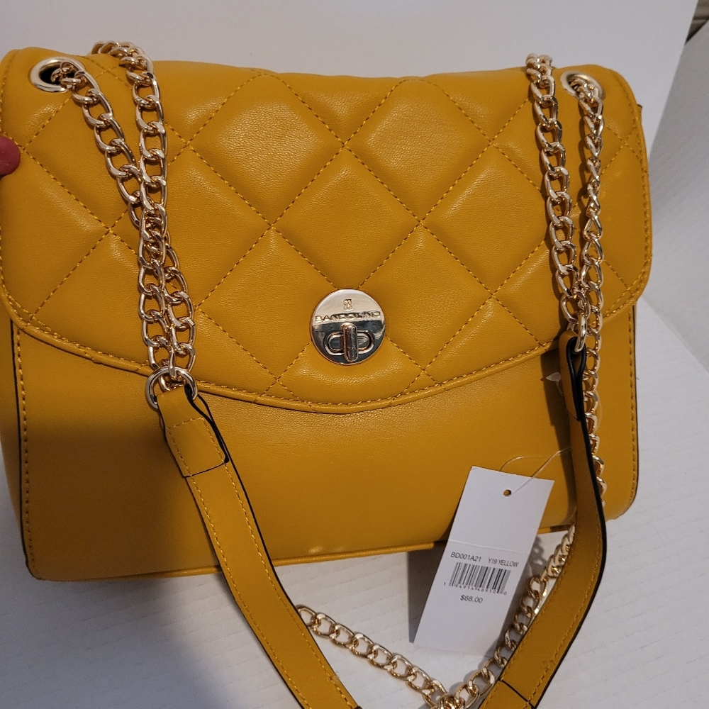 Bandolino Mustard Colored Shoulder Bag
